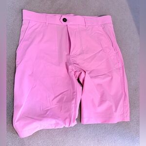 Greyson Men's Vibrant Pink Flat Front Shorts